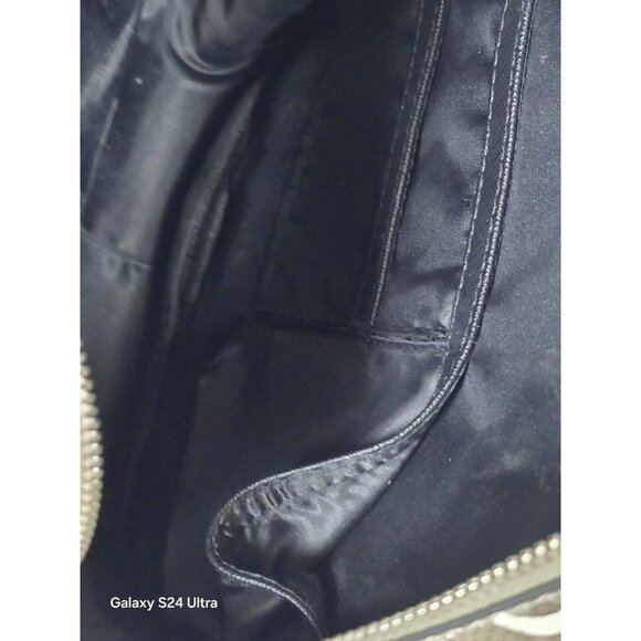 Guess Elkton Signature Logo Mini Purse Backpack Compact Designer Diaper Bag Gray - Picture 12 of 13